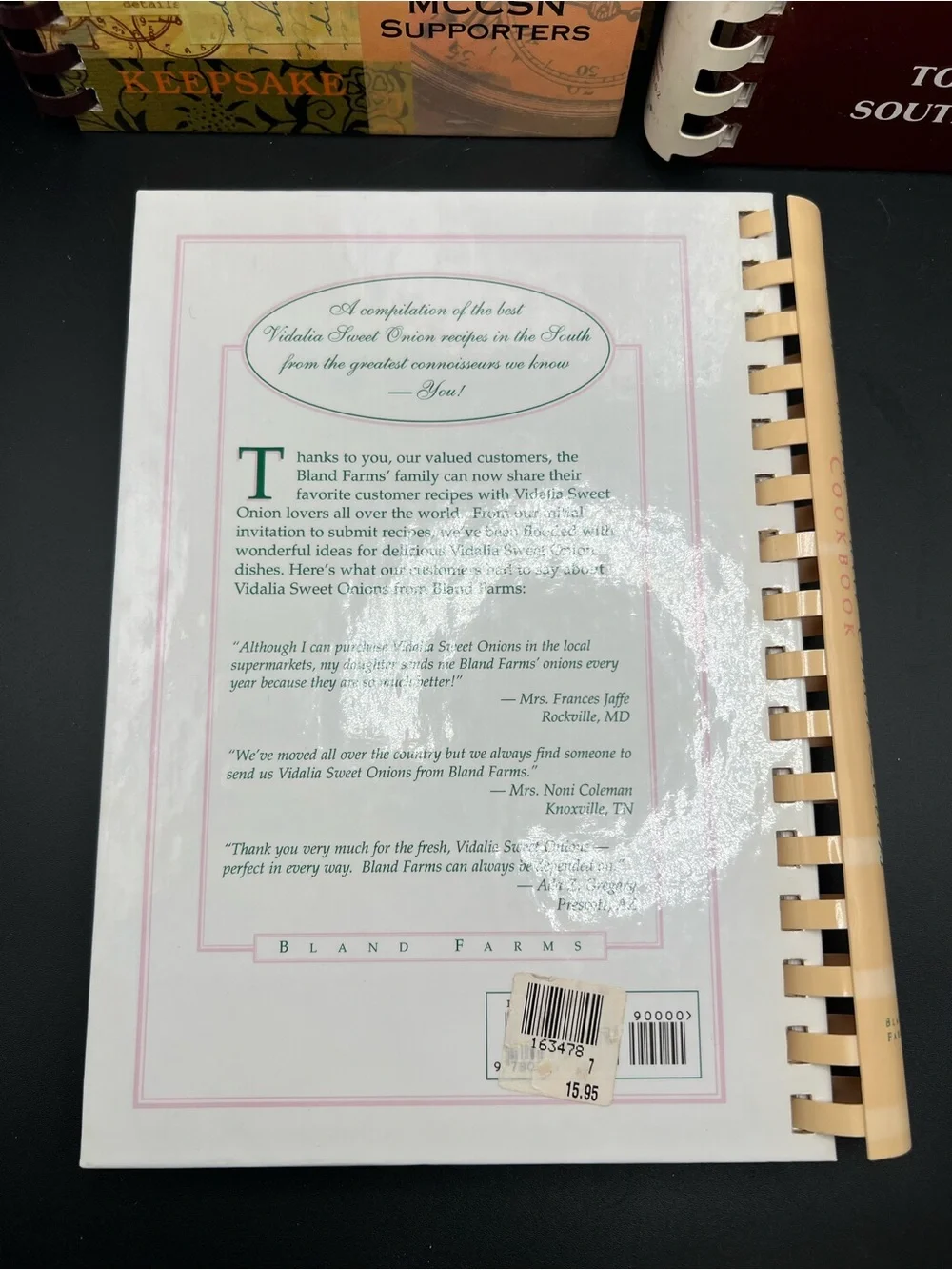 Cookbook Lot  80s 90s Y2K Recipes Spiral Community GA AL TN Southern